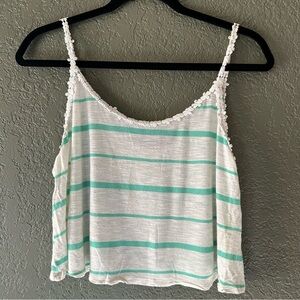 Striped crop top